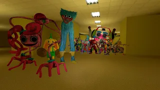 ALL POPPY PLAYTIME CHAPTER 3 VS FNAF ANIMATRONICS IN THE BACKROOMS In Garry's Mod!!!