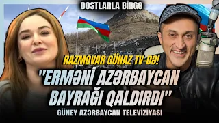 Erməni Azərbaycan bayrağını qaldırıb ''Qarabağ Azərbaycandır'', dedi - GünAzTV