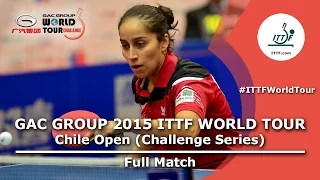 2015 Chile Open FULL MATCH: VEGA Paulina vs NAKADA Leticia (1/4)