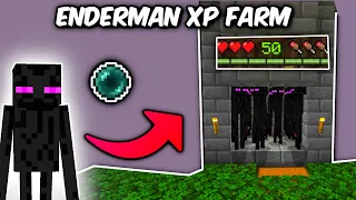 Einfache Enderman XP Farm! Minecraft Bedrock 1.20