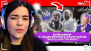 BEAUTIFUL PERFORMANCE - PUTRI ARIANI and PEABO BYSON - Beauty and the Beast  | REACTION