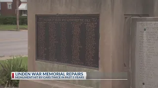 Funding approved for repair and relocation of Linden War Memorial