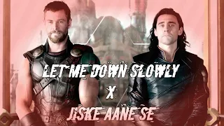 Thor And Loki | Let me down slowly X Main dhoondne ko | Thor And Loki Edits|Thor X Loki Edit Status