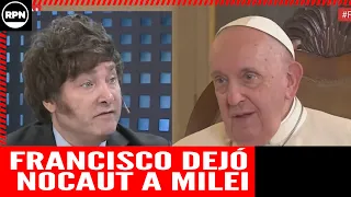 El papa francisco arremete sin piedad contra Milei