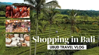 Shopping at Ubud Art Market in Bali | #balivlog