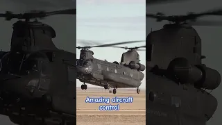 Chinook hovering before takeoff