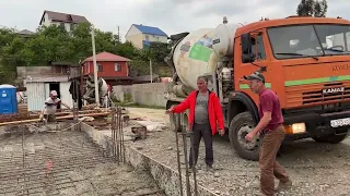 Строим дом в Сочи (Адлер/Молдовка) - 24 день стройки