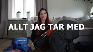 PACKLISTA VANDRING | tält, utrustning, mat, kläder m.m.