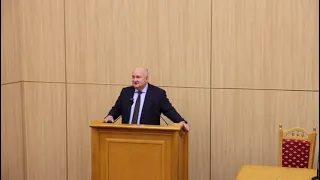 Ігор Смешко про гібридну війну, протидію агресії, спецслужбу, освіту та розвідку. Лекція у КНУ.