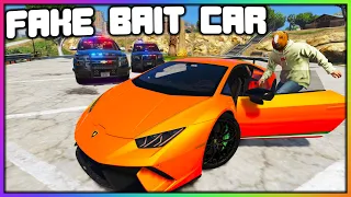 GTA 5 Roleplay - STEALING CARS WITH FAKE BAIT CAR | RedlineRP