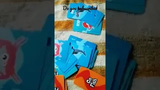 🐟🐠🐙🦞🦑Go Fish Game cards unboxing | #trumpcard #games #sanjusharan #shorts ♠️♦️