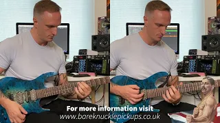 John Huldt demonstrates the Bare Knuckle Peacemaker humbuckers