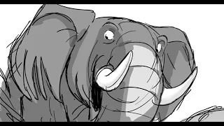 The Legend of Tembo -  Butu v Hippo - Storyboard Animatic