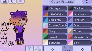 Rating Color Presets | Gacha Life | Low Quality 😅 | Part 1