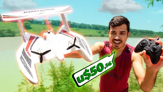 COMPREI um Avião Anfíbio de Controle Remoto no Aliexpress | Avião RC KF603