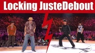 Locking Semi-FInal - Juste Debout 2012 - Yuma & Nobby (Japan) vs Markus & Alex-A-Train (Sweden)