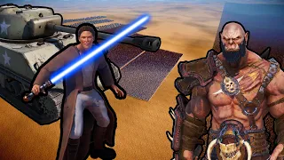 20 MILLION ORC WARRIORS vs 60,000 JEDI KNIGHTS + 1,000 TANKS | UEBS 2