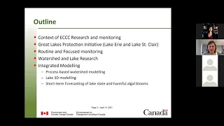 Lake Futures Steering Committee: Latest updates from Environment and Climate Change Canada
