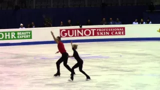 Tatiana VOLOSOZHAR / Maxim TRANKOV practice SP EC 2016 Bratislava