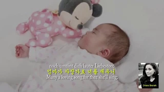 Wiegenlied -Schubert (sung by Chiara Skerath) 슈베르트의 자장가 Lullaby by Schubert 독일어, 영어, 한글자막