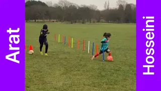 arat Hosseini on the training ground 👊🏼💥 🐐