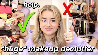 Getting rid of my makeup. HUGE makeup *DECLUTTER*