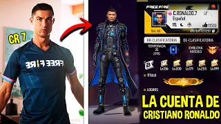 ESTA LA CUENTA de CRISTIANO RONALDO en FREE FIRE 😱 | Buscando IDs de Famosos 🤔