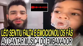 LEOZINHO FILHO DE MARILIA MENDONÇA CANTANDO MUSICA DO GUSTTAVO LIMA E LEVA FÃS AS LÁGRIMAS