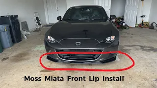 ND - Moss Miata Front Lip Installation