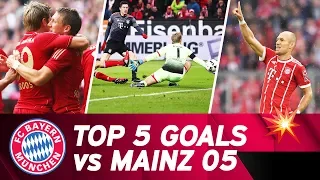 Top 5 Goals vs. Mainz 05 w/Kroos, Lewy & more! 🔝5️⃣⚽