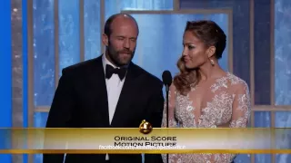 Jennifer Lopez & Jason Statham Presenting at the Golden Globes 2013 (HD 1080p)