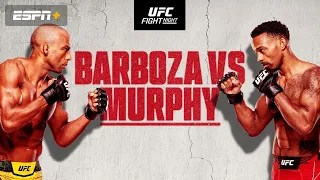 UFC VEGAS 92 LIVESTREAM BARBOZA VS MURPHY FULL FIGHT NIGHT COMPANION & PLAY BY PLAY