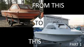 Half Cabin Boat Restoration and Modification Project - Part 1
