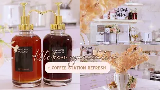 KITCHEN ORGANIZATION + COFFEE STATION REFRESH