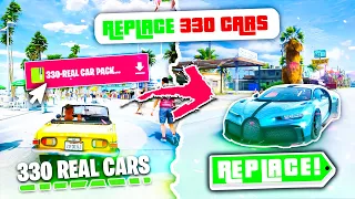 🔥How To Install 330 Car Pack In GTA 5 - 2024 (Replace All Cars In GTA 5!)