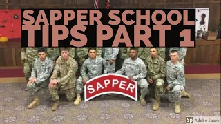 Sapper School Tips Part 1