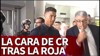 La cara de Cristiano Ronaldo al irse de Valencia | Diario As