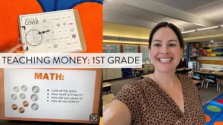 Teaching Money in First Grade // End of year lessons and activities in first grade!