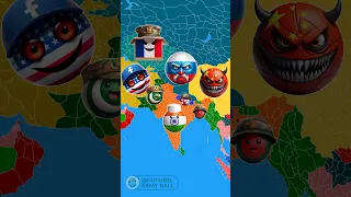 France China USA Russia Vs India Pakistan Friendship (Hindi) #countryballs #countries #shortsvideo