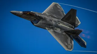 F-22 Raptor Demonstration & USAF Heritage Flight @ 2018 Blue Angels Homecoming Air Show