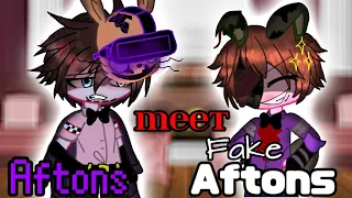 AFTONS meet FAKE AFTONS||FNAF GACHA AU||