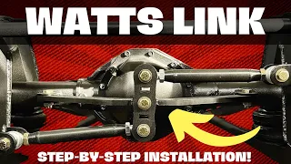 C10 | DIY Watts Link for Air Ride Suspension! | Step-By-Step Installation | Community Built Truck