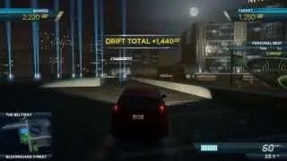 NFS Most Wanted 2012: "Drift City" Drift Attack Event 2,640 SP - Ford Fiesta ST & 1967 Shelby GT500