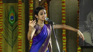 Mahati Kannan - 'Exploration of alternate literature in the solo format' - Navadhisha 2019