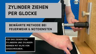 Zylinder & Kern ziehen | Türschloss knacken | Türnotöffnung per Ziehglocke Tornado - Profi Anleitung