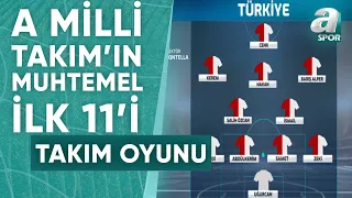 Türkiye'nin Letonya Karşısındaki Muhtemel İlk 11'i / A Spor / Takım Oyunu / 14.10.2023