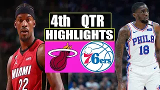 Miami Heat vs Philadelphia 76ers 4th QTR  HIGHLIGHTS | April 4 | 2024 NBA Season