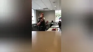 Guy gets kicked out of McDonald's for bringing in  a homeless man in and buying him food.