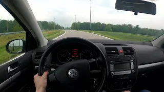 Volkswagen Golf 5 1.6 LPG 2008 (101HP) - POV Test Drive & Acceleration