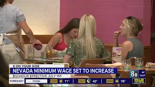 Nevada's minimum wage increases July 1